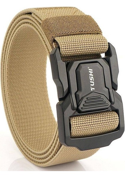 Ahp Shoping 125CM Erkek Dış Mekan Elastik Olmayan Kemer Taktik Kemer (Yurt Dışından)