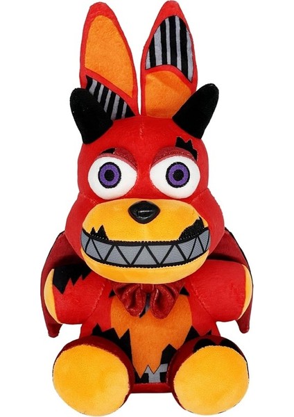 Xsmart Küresel Fan Koleksiyonu Şeytan Bonnie Peluş Yumuşak Huggable Sevimli Doldurulmuş Hediyeler Her Yaş Için Fan, Kırmızı, 7" (Yurt Dışından)