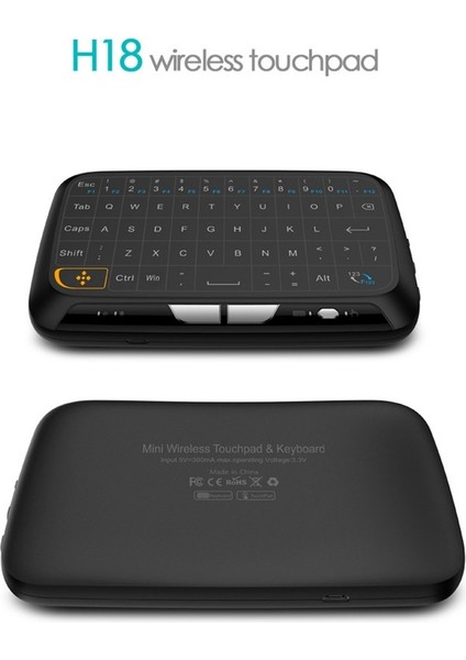 H18 Basın Klavye Hava Fare Kablosuz Klavye Pc Dizüstü Akıllı Android Tv Için Şarj Edilebilir Dokunmatik Yüzey (Yurt Dışından) fiyatları