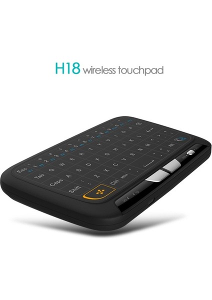 H18 Basın Klavye Hava Fare Kablosuz Klavye Pc Dizüstü Akıllı Android Tv Için Şarj Edilebilir Dokunmatik Yüzey (Yurt Dışından) fırsatları