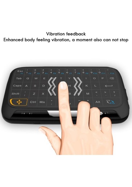 H18 Basın Klavye Hava Fare Kablosuz Klavye Pc Dizüstü Akıllı Android Tv Için Şarj Edilebilir Dokunmatik Yüzey (Yurt Dışından) indirimleri