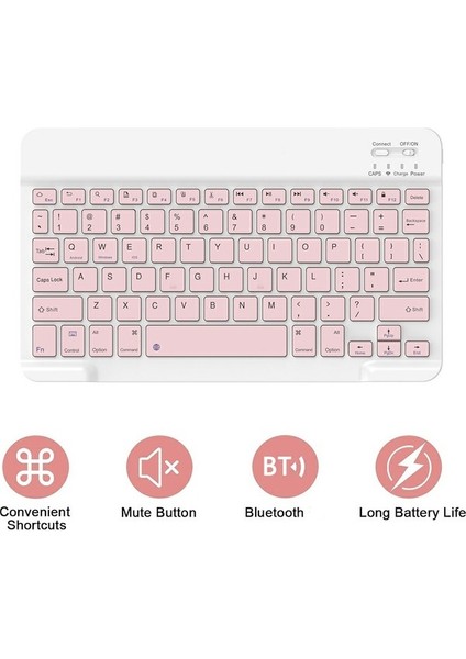 Samsung Galaxy Tab S9 Fe SM-X510 / X516 / X518 Bluetooth Klavye Tablet Kılıf Pu Flip Cover (Yurt Dışından) modelleri