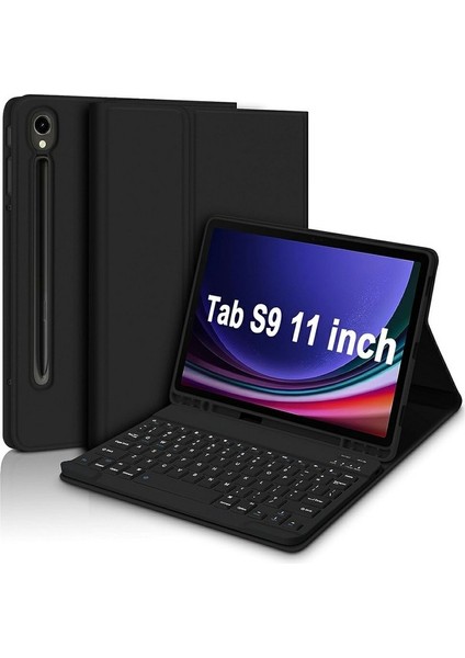 Samsung Galaxy Tab S9 Fe SM-X510 / X516 / X518 Bluetooth Klavye Tablet Kılıf Pu Flip Cover (Yurt Dışından)