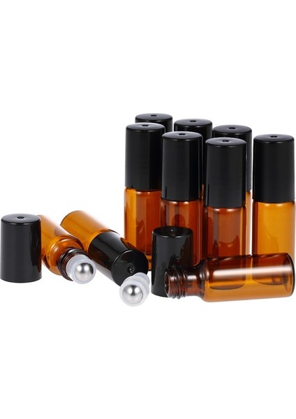 Buyfun 10'lu 5 ml Uçucu Yağlar Rulo Şişe Kehribar Cam Rulo (Yurt Dışından) modelleri