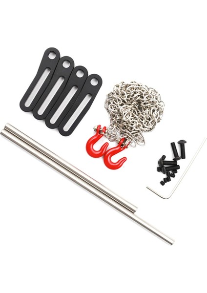 Rc Araba Yükseltme Ayarlanabilir Ön ve Arka Tampon Kiti 1/10 SCX10 Trx4 Lcg Rc Araba Yükseltme Parçaları Siyah (Yurt Dışından) fiyatları