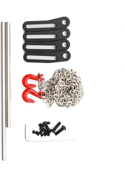 Rc Araba Yükseltme Ayarlanabilir Ön ve Arka Tampon Kiti 1/10 SCX10 Trx4 Lcg Rc Araba Yükseltme Parçaları Siyah (Yurt Dışından) fırsatları