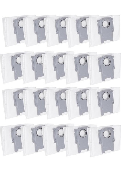 Sagrado 20 Adet Roborock S8+ /s8 Pro Ultra / S7 Maxv Ultra / Q5 / Q5+ / Q7+ / Q7 Max+ Çöp Torbası Elektrikli Süpürge Aksesuarları (Yurt Dışından)