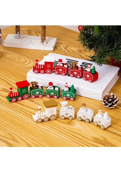 Noel 4 Knot Tren Süsleme Ev Için Natal Navidad Noel Dekoru Yeni Yıl Kırmızı (Yurt Dışından) indirimleri
