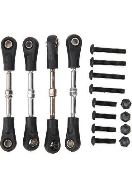 4pcs 1/10 Rc Buggy Off-Road Arabası (Himoto Lrp Tamiya Vrx Losi Redcat Arrma) Için Çubuk Çubuk Direksiyon Servo Bağlantı Çubuğu (Yurt Dışından)