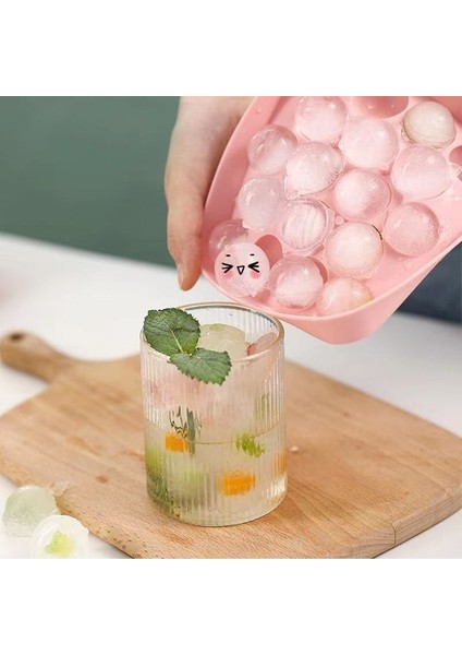 Buz Kutusu Kapaklı Buz Topu Ev Yapımı Buz Küpü Kalıp Buz Yapım Makinesi Dıy Silikon Buz Kalıbı Hediyeler Mutfak Aracı Aksesuarları (Yurt Dışından) fırsatları