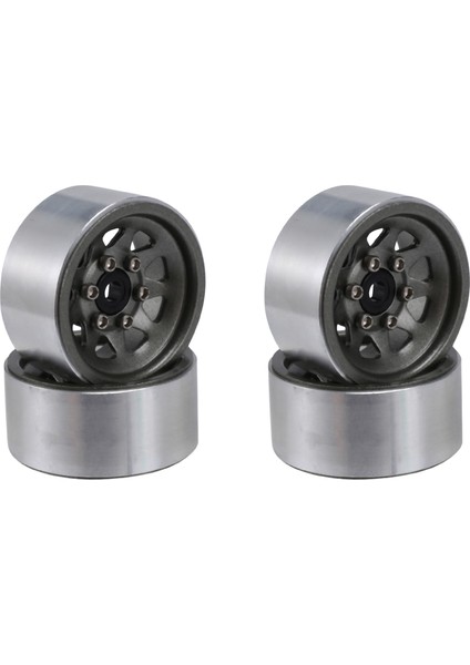 Çelik 1.0 Beadlock Tekerlek Jant Tekerlek Göbeği 1/24 Rc Prıgler Arak Axıal SCX24 Deadbolt C10 Jeep Gladiator Bronco, Titanyum (Yurt Dışından)