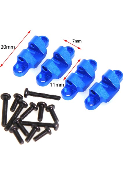 Rc Araba Yükseltme Losi Için Alt Şok Emici Montaj Kiti 1/18 Mini Lmt 4x4 Fırça Canavar Kamyonu Rc Araba Yükseltme Parçaları B (Yurt Dışından) fırsatları