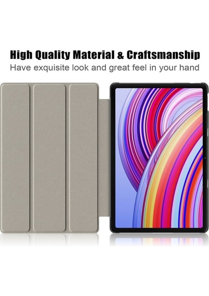 Xiaomi Redmi Pad Pro Için Boyalı Deri Akıllı Kılıf (Yurt Dışından) fiyatları