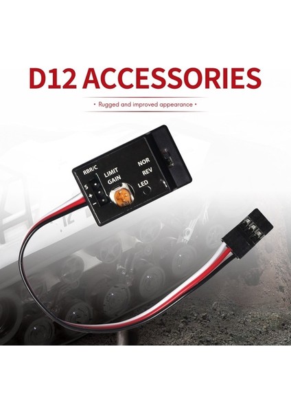 Shuai Yan Wpl D12 Için Mini Gyro Jiroskop 1/10 Rc Araba Drift Araba Yarışı Direksiyon Çıkışı Entegre Kompakt Hafif Tasarım (Yurt Dışından) fiyatları