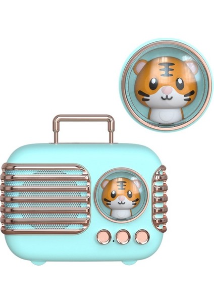 Karikatür Figürlü Bluetooth Hoparlör - Pembe (Yurt Dışından)