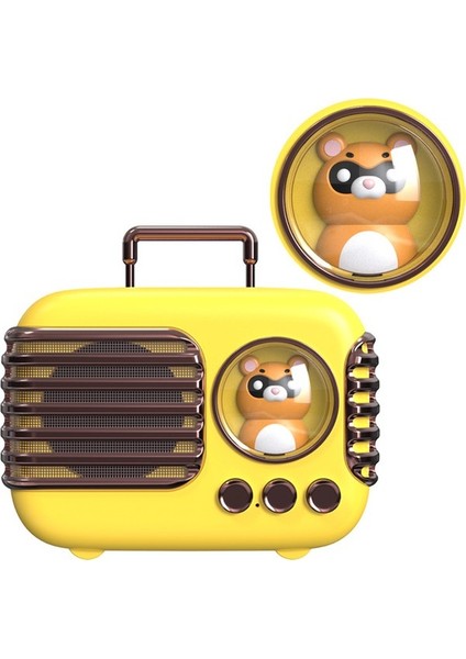 Karikatür Figürlü Bluetooth Hoparlör - Pembe (Yurt Dışından)