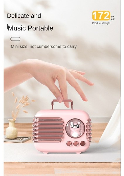 Karikatür Figürlü Bluetooth Hoparlör - Pembe (Yurt Dışından) fiyatları