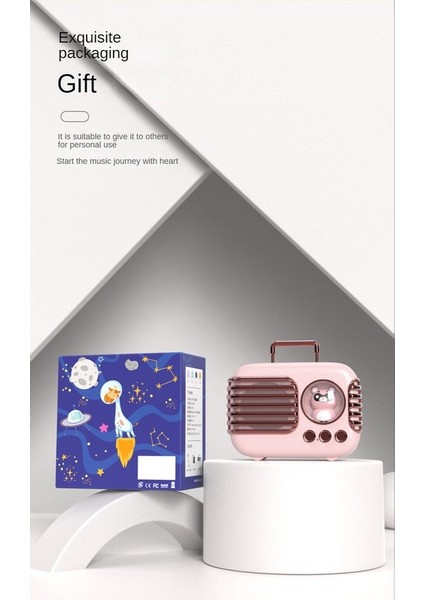 Karikatür Figürlü Bluetooth Hoparlör - Pembe (Yurt Dışından) modelleri
