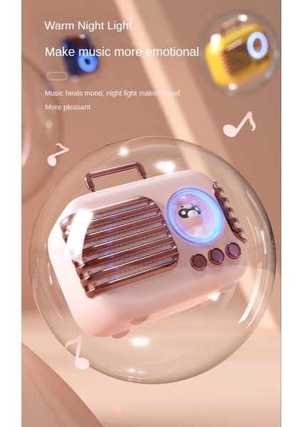 Karikatür Figürlü Bluetooth Hoparlör - Pembe (Yurt Dışından) fırsatları