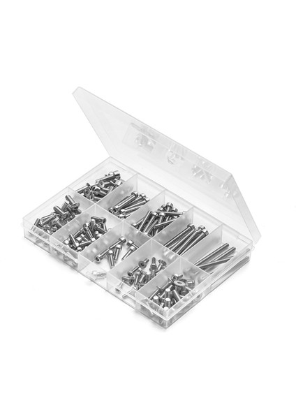 180PCS Rc Kamyon Aksesuarları Traxxas Slash Için Vida Kiti 4x4 Kısa Kurs Kamyonu Rustler Eksenel Hpi Arrma Redcat (Yurt Dışından)