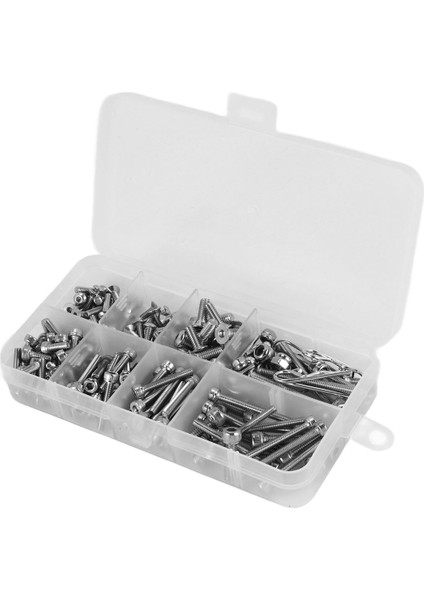 205PCS Paslanmaz Çelik Rc 1/10 1/8 Traxxas Slash Rustler Eksenel Hsp Hpı Arrma Redcat Rc Kamyon (Yurt Dışından)