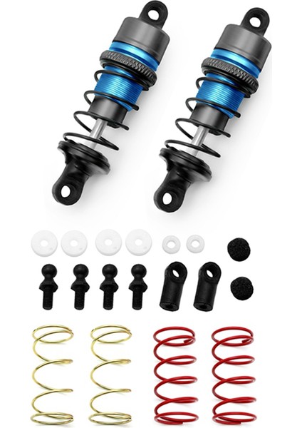 1/10 1 Çift Metal Hidrolik Şok Emiciler, Rc Uzaktan Kumanda Arabası, Düz Koşu Sürüklenme Arabası (67MM) Turuncu (Yurt Dışından) modelleri