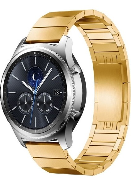 22MM Huawei Izle 3, 3pro, Gt2 Tek-Boncuklu Çelik Kordonlu Saati Altın (Yurt Dışından) modelleri