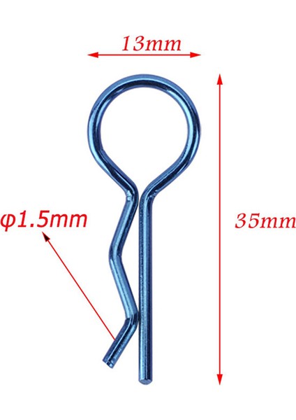 10PCS Rc Araba Kabuğu Gövdesi Klipsleri Eksenel Scx6 Için Pim Tokaları Traxxas Maxx Arrma Kraton 1/5 1/6 1/7 1/8 Rc Araba Parçaları, F (Yurt Dışından) fırsatları