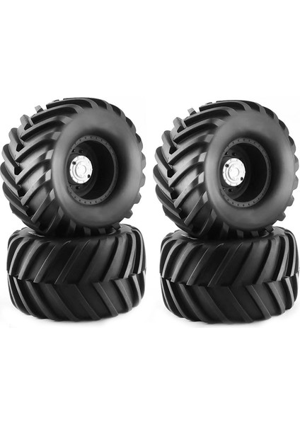 1/10 Süper Tekerlekler Lastikler 133X73MM Kamyon Lastikleri 1:10 Rc Canavar Kamyonu Mk2 Eksenel Kyosho Tamiya Hpı Trax Yedek Parça A (Yurt Dışından)