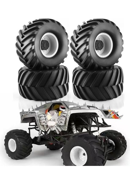 1/10 Süper Tekerlekler Lastikler 133X73MM Kamyon Lastikleri 1:10 Rc Canavar Kamyonu Mk2 Eksenel Kyosho Tamiya Hpı Trax Yedek Parça A (Yurt Dışından) indirimleri
