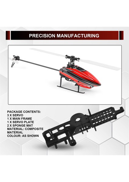 1 Set Xk K110 Yükseltme K110S Servo Ana Çerçevesi ve Servo Plakası Wltoys Xk K110 K110S Rc Helikopter Yükseltme Parçaları (Yurt Dışından) indirimleri