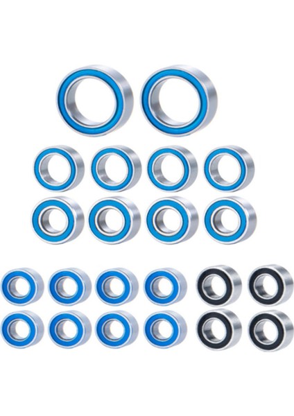 22PCS Traxxas Için Kauçuk Mühürlü Bilyalı Yatak Kiti 1/18 TRX4M Rc Araba Yükseltmeleri Parça Aksesuarları (Yurt Dışından)