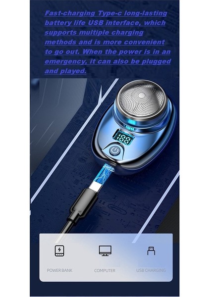 Sagrado Erkekler Için Elektrikli Tıraş Makinesi, Taşınabilir Tıraş Makinesi, Taşınabilir Elektrikli Tıraş Makinesi, Mini Tıraş, Cep Boyutu, USB Şarj Edilebilir (Yurt Dışından) indirimleri