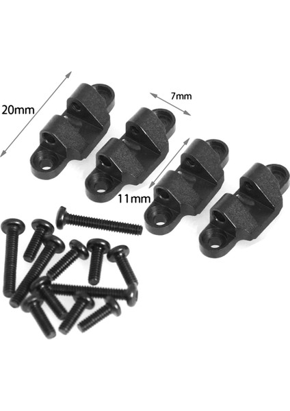 Rc Araba Yükseltme Losi Için Alt Şok Emici Montaj Kiti 1/18 Mini Lmt 4x4 Fırça Canavar Kamyonu Rc Araba Yükseltme Parçaları C (Yurt Dışından) fiyatları