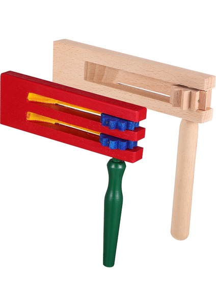 Meksika Parti, Cırcır Şakası Gürültü Makinesi Tek Katman Müzik Enstrümanı Futbol Meksika El Çan Ahşap (Yurt Dışından)