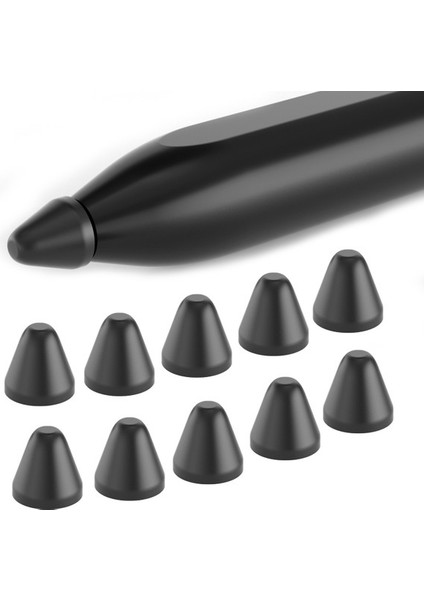 Xiaomi Akıllı Kalem Için 10 Adet Yumuşak Silikon Kalem Ucu Kapağı Dokunmatik Ekran Stylus Kalem Ucu Kol-Siyah (Yurt Dışından) fiyatları