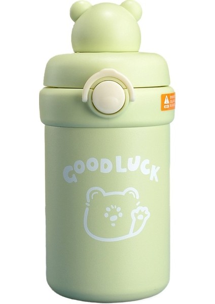 Termos Bardak Erkekler ve Kadınlar Karikatür Sevimli Taşınabilir Kompakt Büyük Kapasiteli Paslanmaz Çelik Termos Bardak (Yurt Dışından)