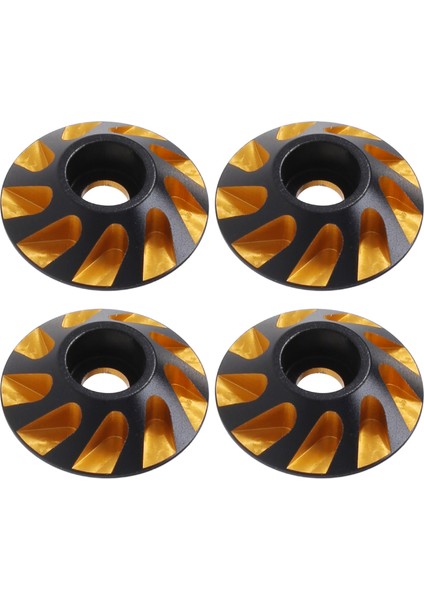 4pcs Metal Kuyruk Kanadı M3 Düz Kafa Vidaları Yıkalar 15MM 1/8 Ölçekli Yol Kapalı Buggy Canavar Kamyonu Rc Drift Arabalar, Sarı (Yurt Dışından)