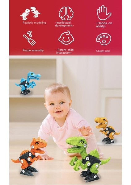 Toy Dinosaur Oyuncak Yapım Seti (Yurt Dışından) modelleri