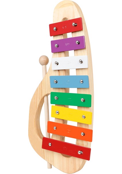 Taşınabilir Sekiz Tonlu El Çalma Piyano, Çubuk Çubuğu Erken Eğitim Ksilofon Perküsyon Enstrümanı (Yurt Dışından) fiyatları