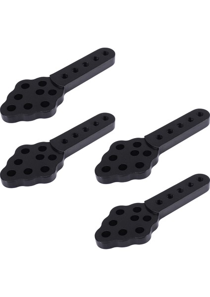 4pcs Cnc Metal Şok Emici Montaj Ayar Yükseklik Açısı Rc Paletli Araba Eksenel SCX10 90046 D90 D110, Siyah (Yurt Dışından) modelleri