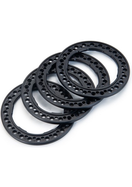 4pcs Metal Alaşım 1.9 Inç Tekerlek Jant Beadlock Halkaları Eksenel SCX10 D90 Traxxas Trx-4 1/10 Rc Trail Araç Parçaları, Siyah (Yurt Dışından)