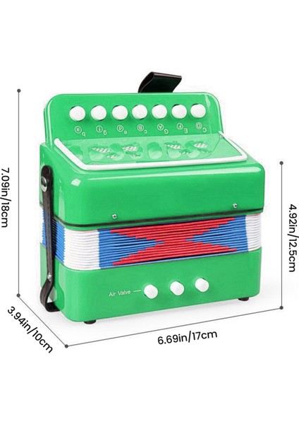 Akordeon Oyuncak 7 Anahtar Akordeonlar Için Akordeonlar, Yürümeye Başlayanlar Için Eğitim Müzik Enstrümanı Hediyesi Yeni Başlayanlar Erkek Kızlar (Yurt Dışından) fiyatları