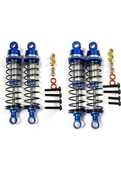 Losi Için Metal Ön ve Arka Şok Emici Damper 1/18 Mini-T 2.0 1/16 Mini-B Rc Kamyon Araba Yükseltmeleri Parçaları, Mavi (Yurt Dışından)