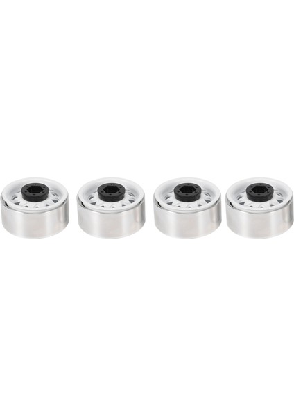 4pcs Derin Tabak Vagonu 1.9 Metal Beadlock Tekerlek Göbeği 1/10 Rc Paletli Eksenel SCX10 90046 Traxxas Trx4 RC4WD D90,5 (Yurt Dışından)