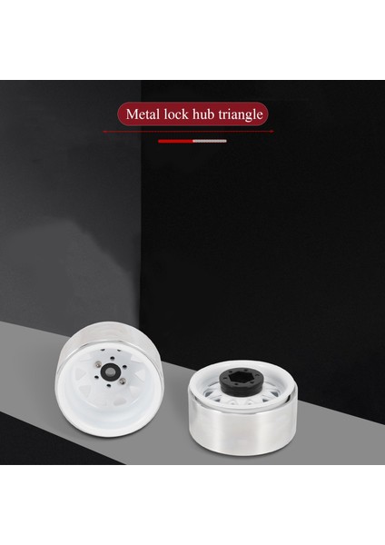 4pcs Derin Tabak Vagonu 1.9 Metal Beadlock Tekerlek Göbeği 1/10 Rc Paletli Eksenel SCX10 90046 Traxxas Trx4 RC4WD D90,5 (Yurt Dışından) fırsatları