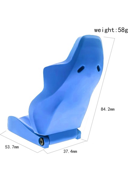 1/10 Eksenel SCX10 Iıı 90046 Wrangler Rc Crawler Araç Aksesuarları Için Simülasyon Kabin Araba Koltuk Sandalye Model Dekorasyonu, Siyah (Yurt Dışından) modelleri