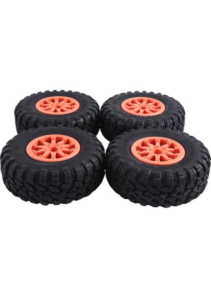 4pcs 118X44MM 2,2 Inç Kauçuk Lastikler ve Plastik Beadlock Tekerlek Jant 1:10 Rc Rc Rock Tracler Axial SCX10 RR10 Rc Araba, Turuncu (Yurt Dışından) fiyatları
