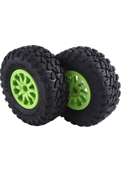 4pcs 118X44MM 2,2 Inç Kauçuk Lastikler ve Plastik Boncuk Tekerleği 1:10 Için Rc Kaya Paletli Eksenel SCX10 RR10 Rc Araba, Yeşil (Yurt Dışından) fırsatları