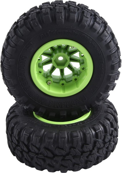 4pcs 118X44MM 2,2 Inç Kauçuk Lastikler ve Plastik Boncuk Tekerleği 1:10 Için Rc Kaya Paletli Eksenel SCX10 RR10 Rc Araba, Yeşil (Yurt Dışından) indirimleri